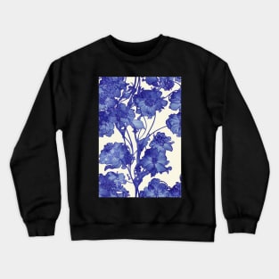 Beautiful Blue Floral pattern, for all those who love flowers #75 Crewneck Sweatshirt